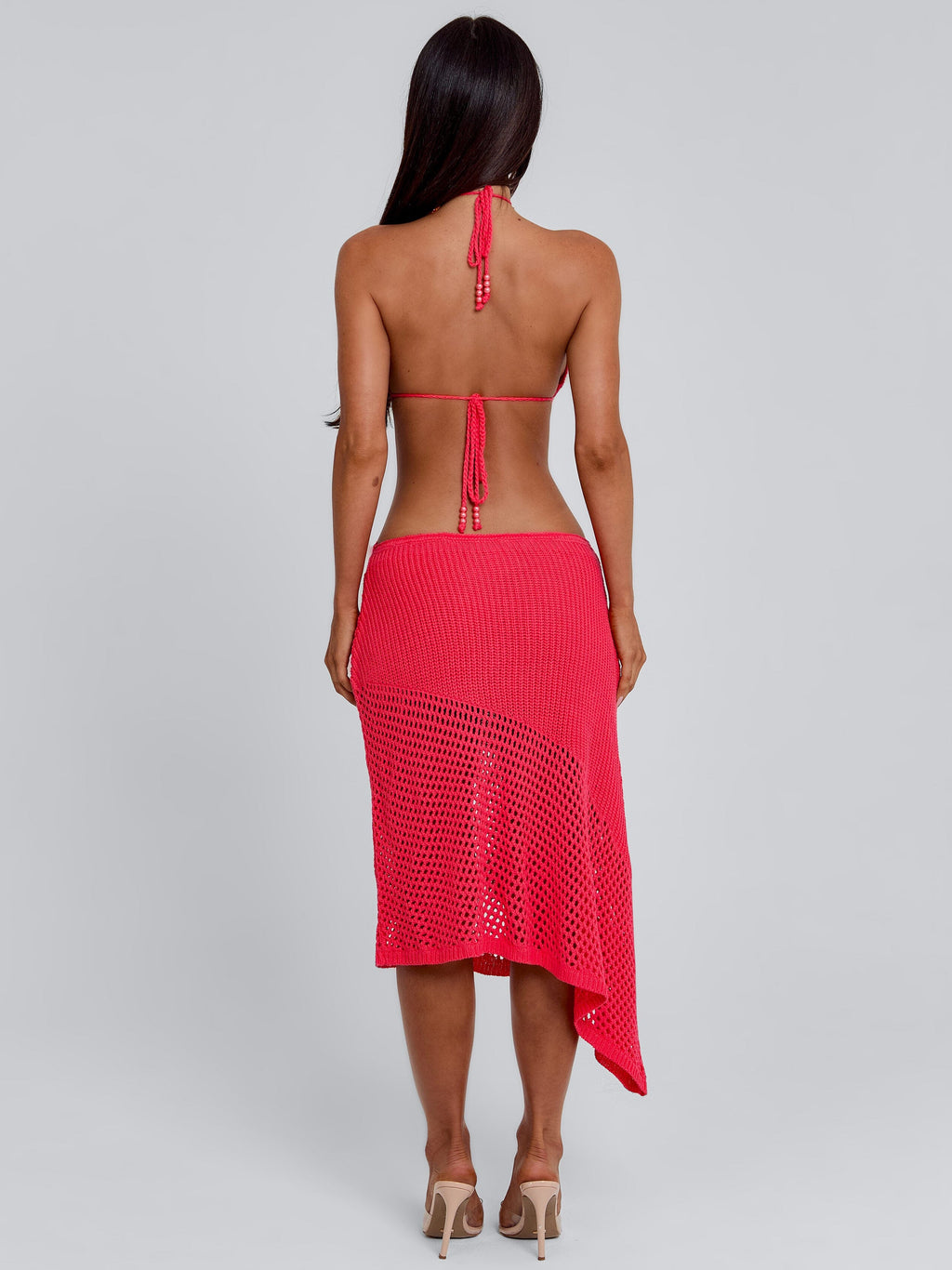 Natalie Coral Maxi Skirt