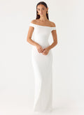 New Intentions Maxi Dress White