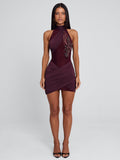 Noreza Embellished Mini Dress