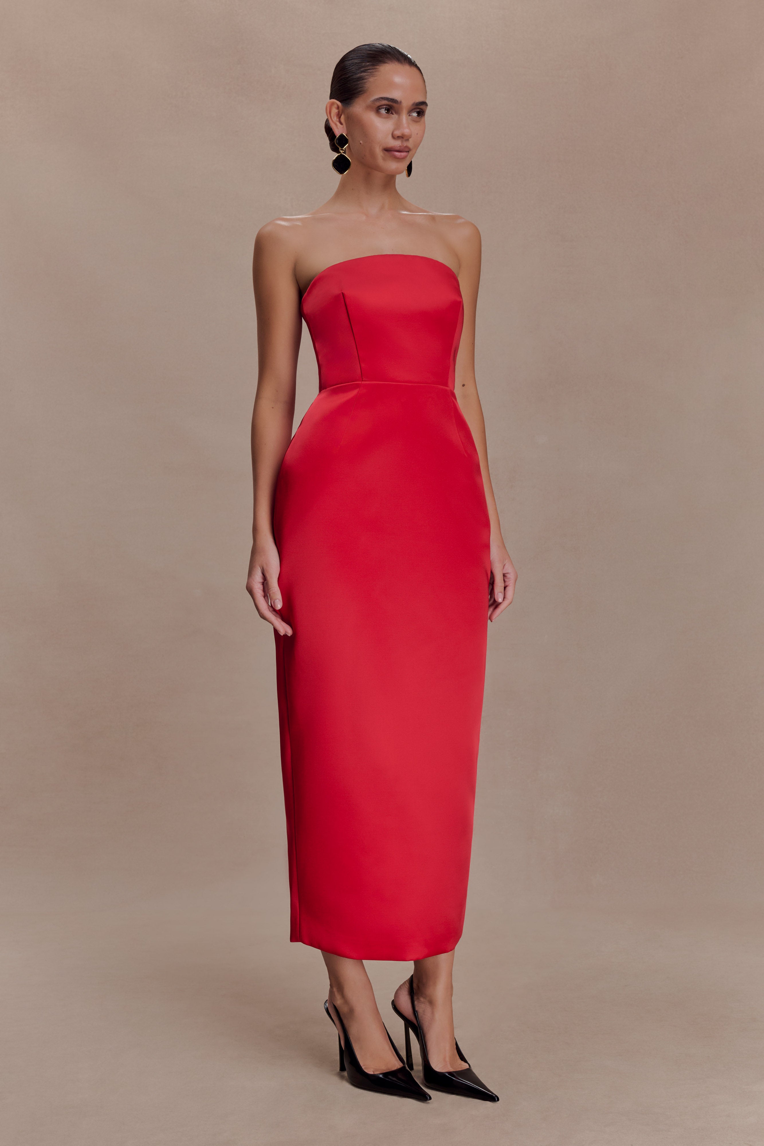 Ophelia Satin Maxi Dress