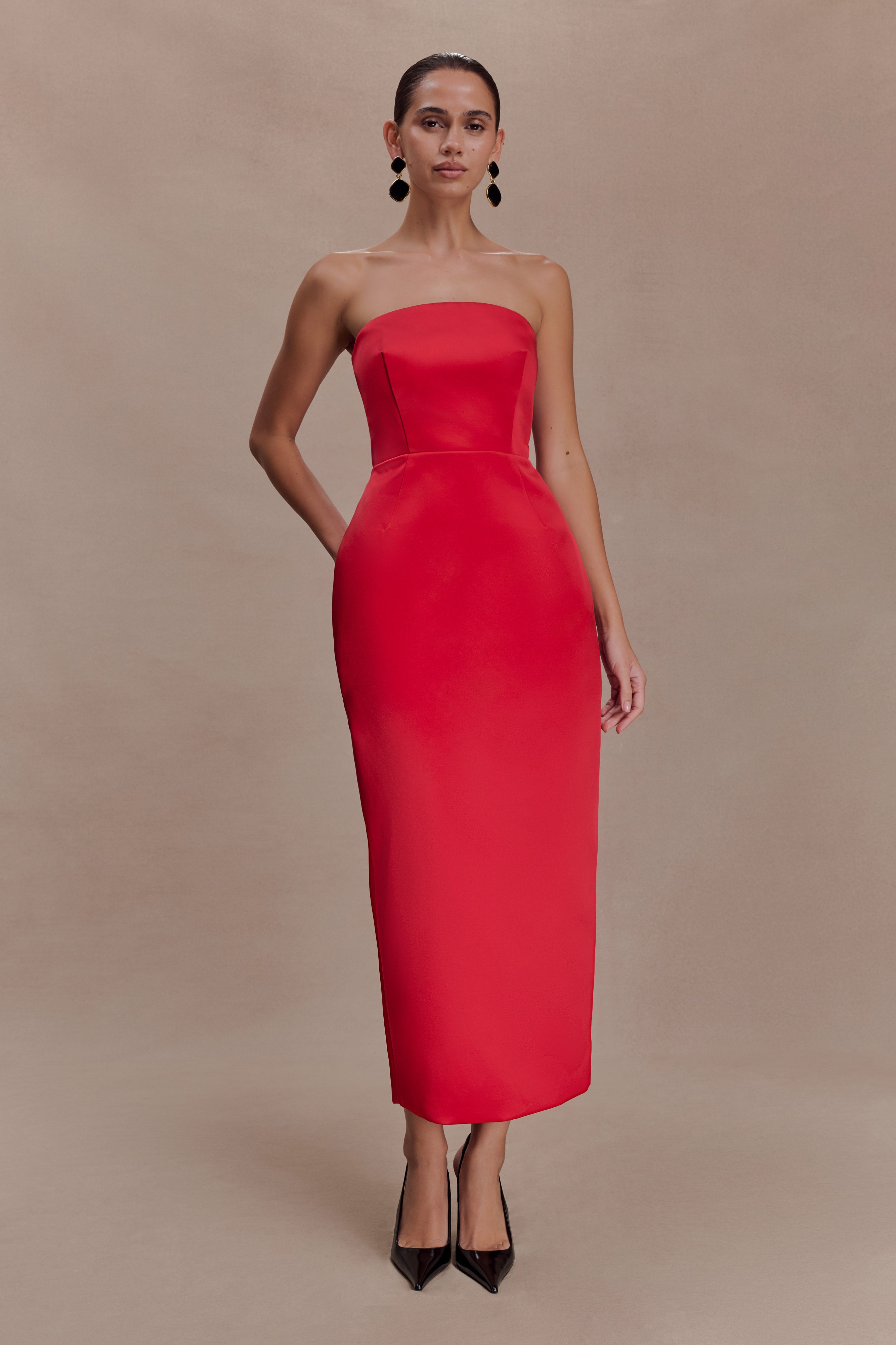 Ophelia Satin Maxi Dress
