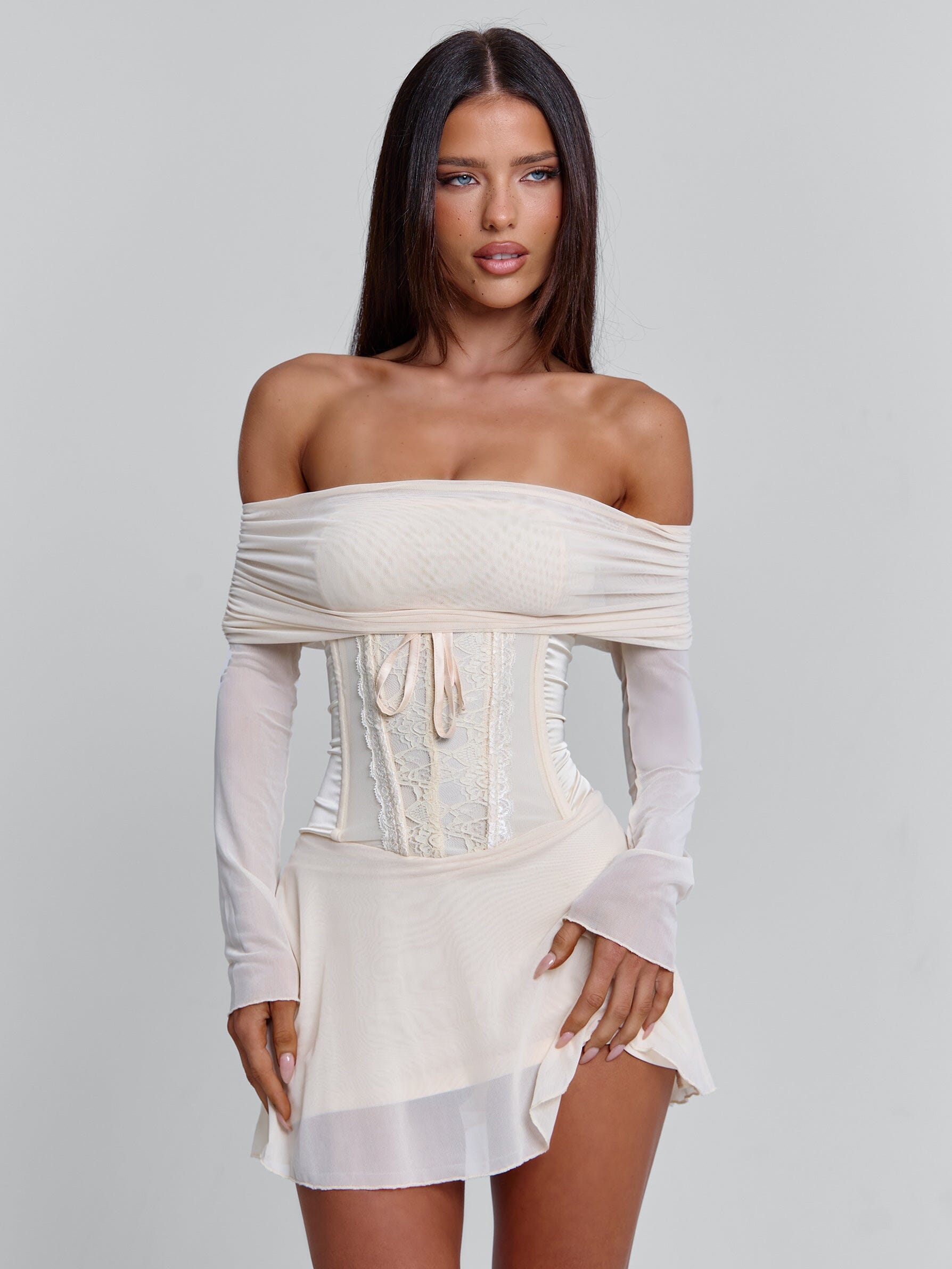 Orla Lace Corset Mini Dress