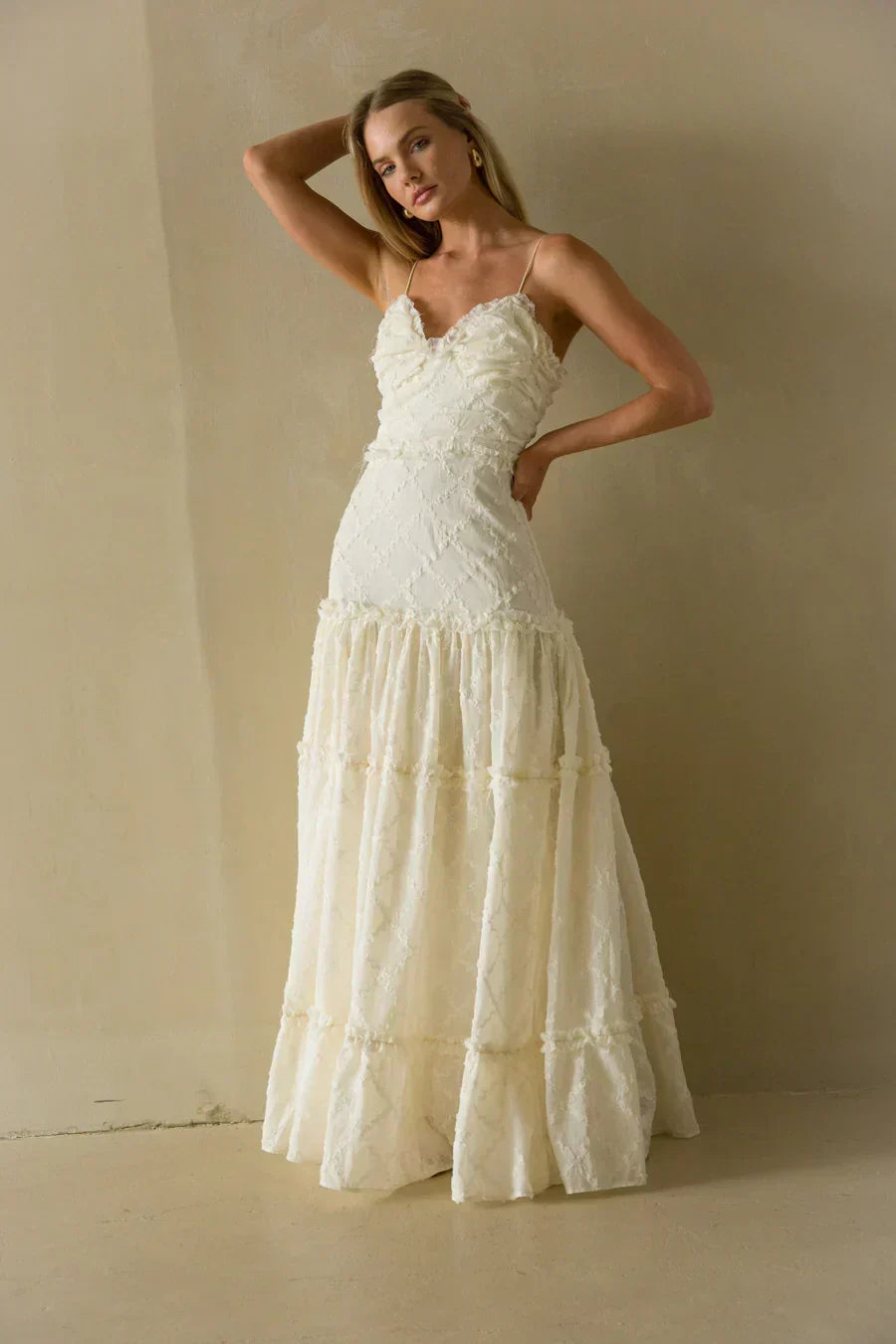 Percy Lace Maxi Dress