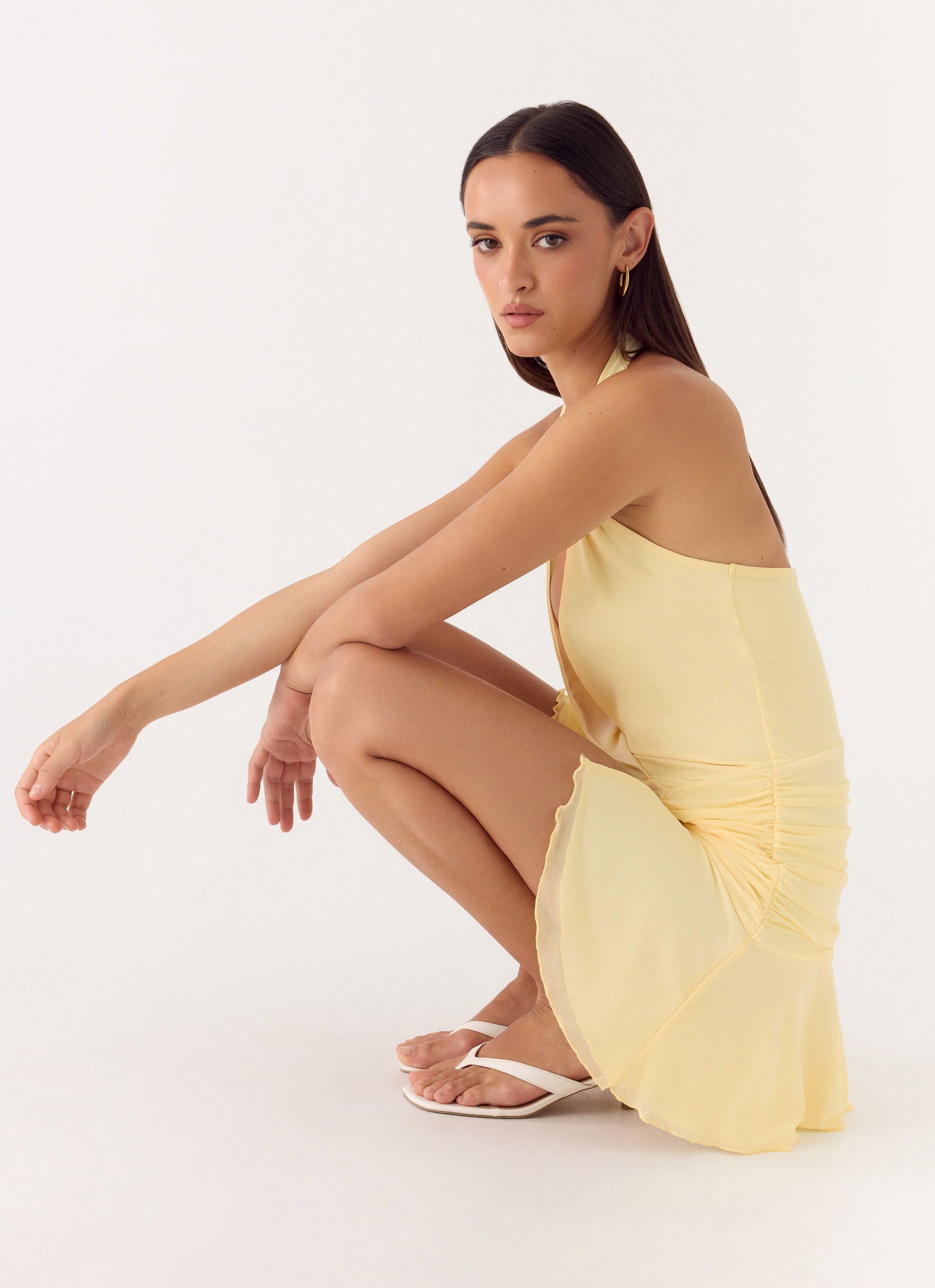 Renata Mini Dress Lemon