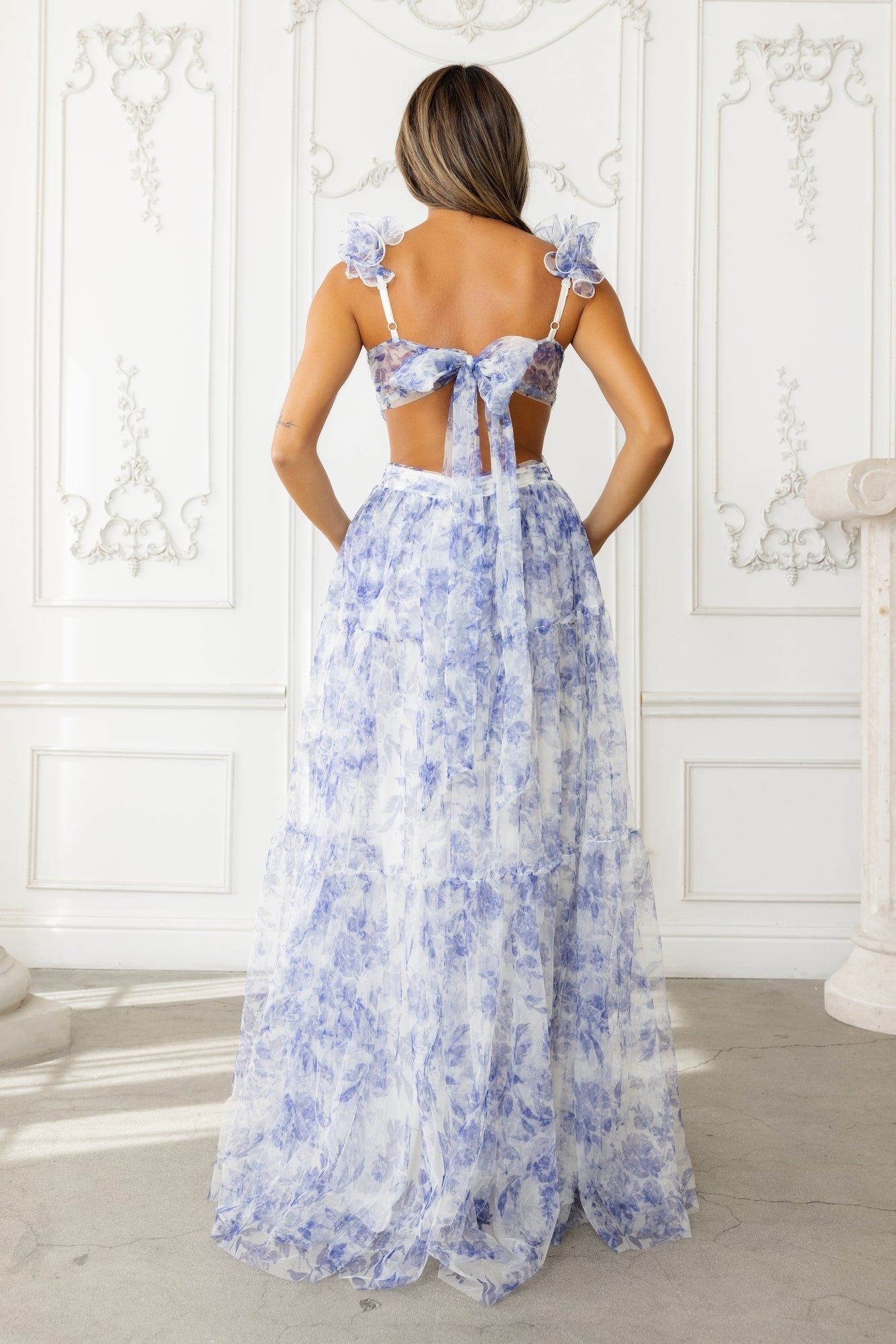 Riviera Maxi Dress Blue