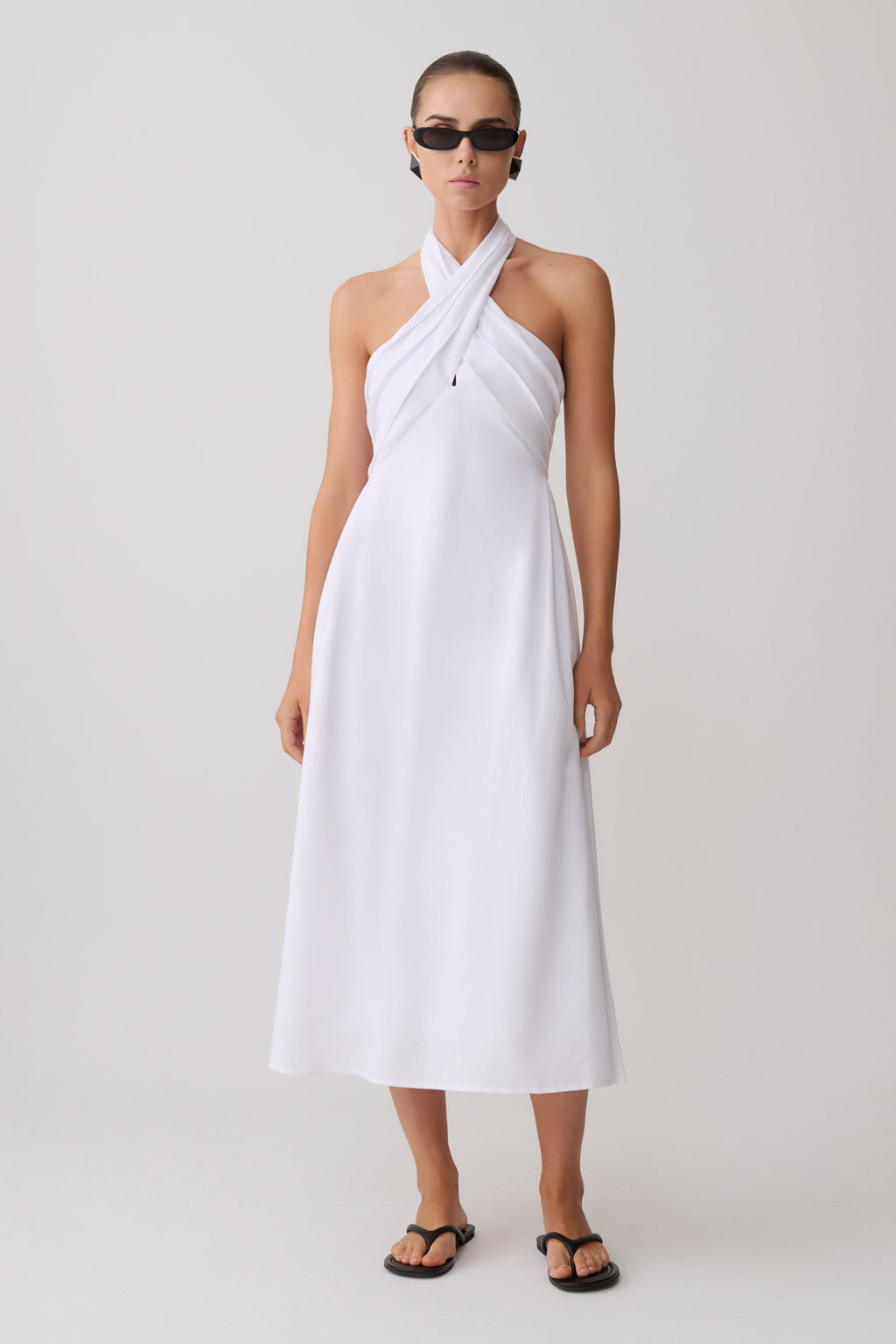 Rosie Linen Midi Dress
