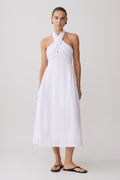 Rosie Linen Midi Dress