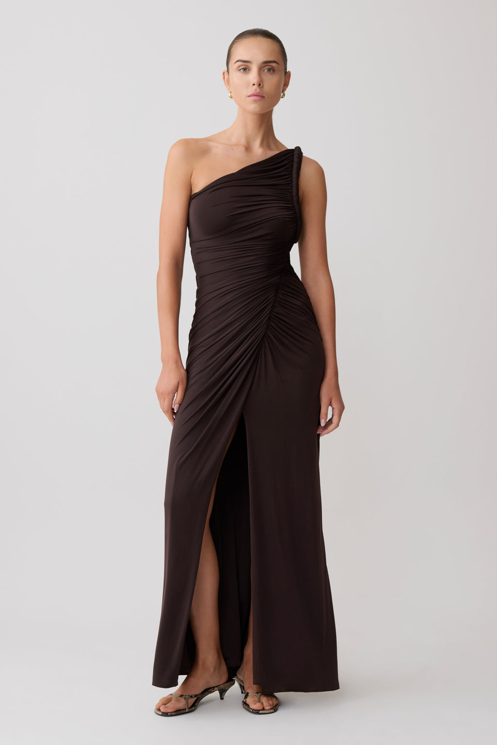 Ryn Twisted One Shoulder Maxi Dress