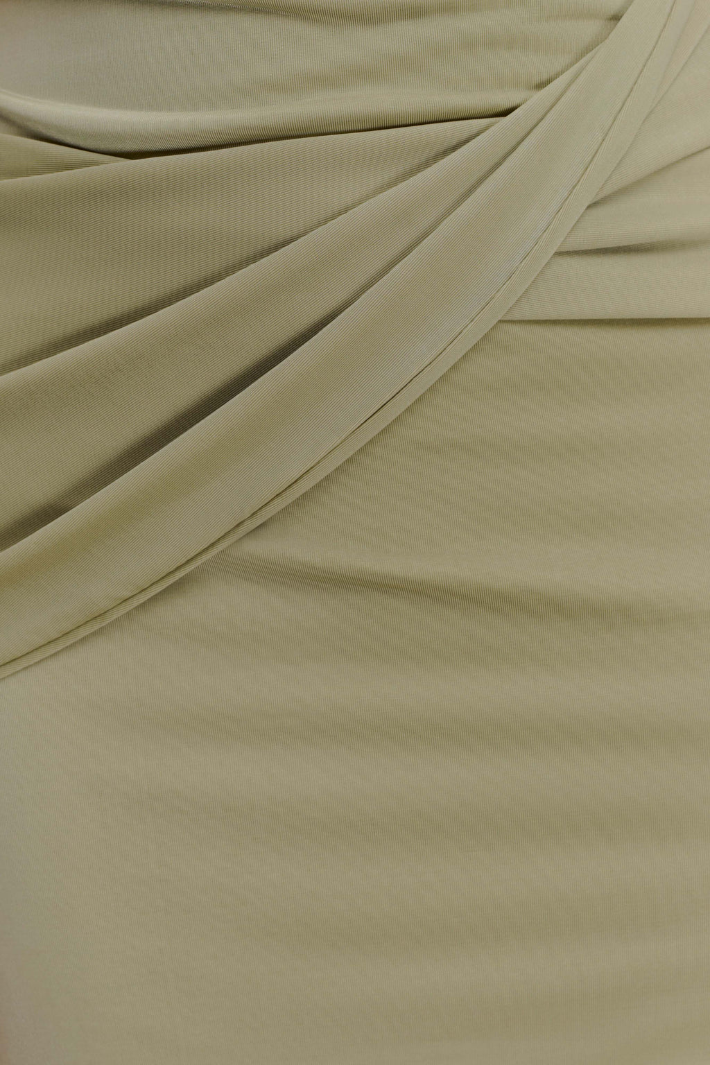 Sage Drape Mini Dress
