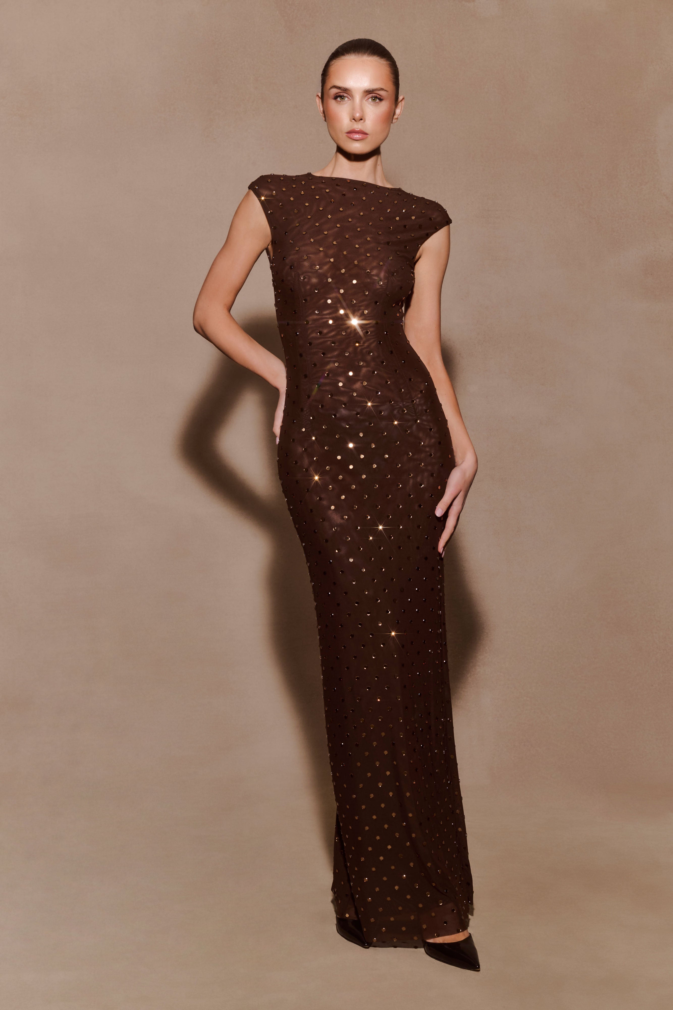 Samara Diamante Maxi Dress