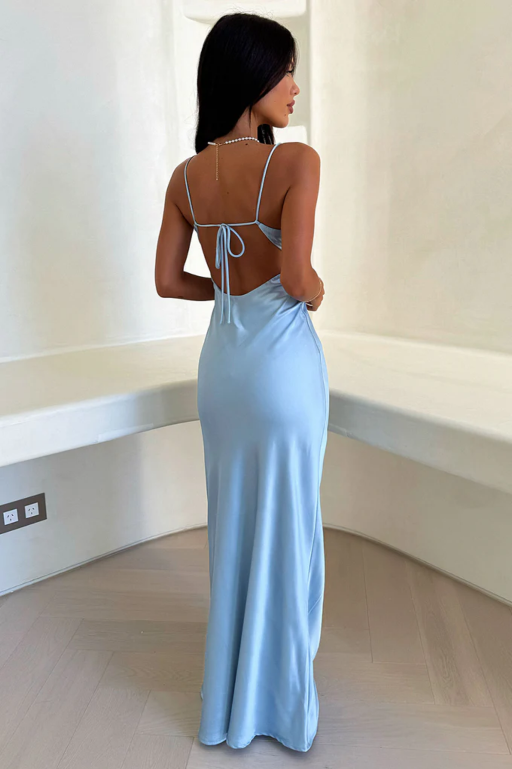 Satin Maxi Dress