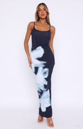 Shadow Bloom Maxi Dress