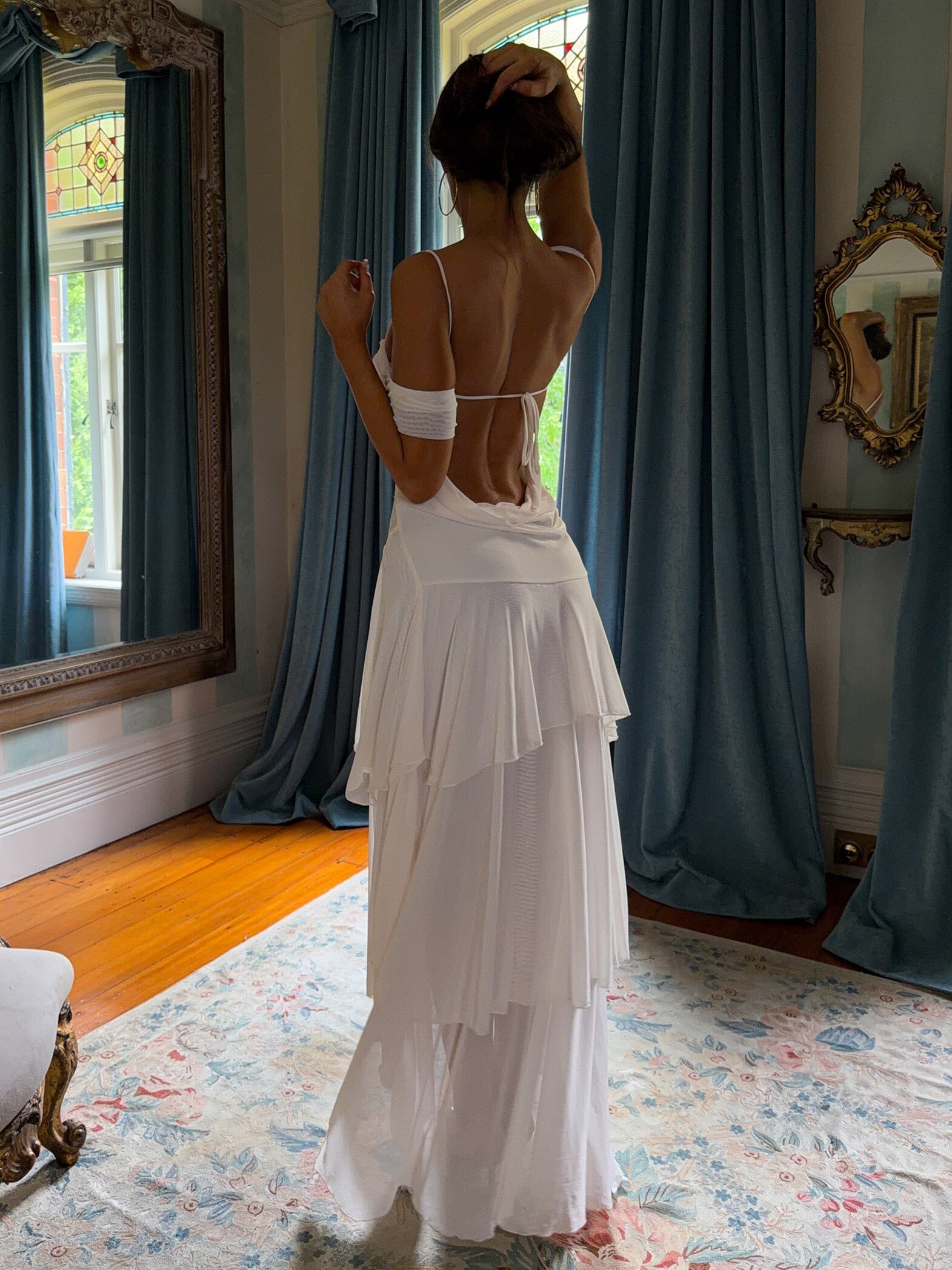 Sinora Ivory Maxi Dress