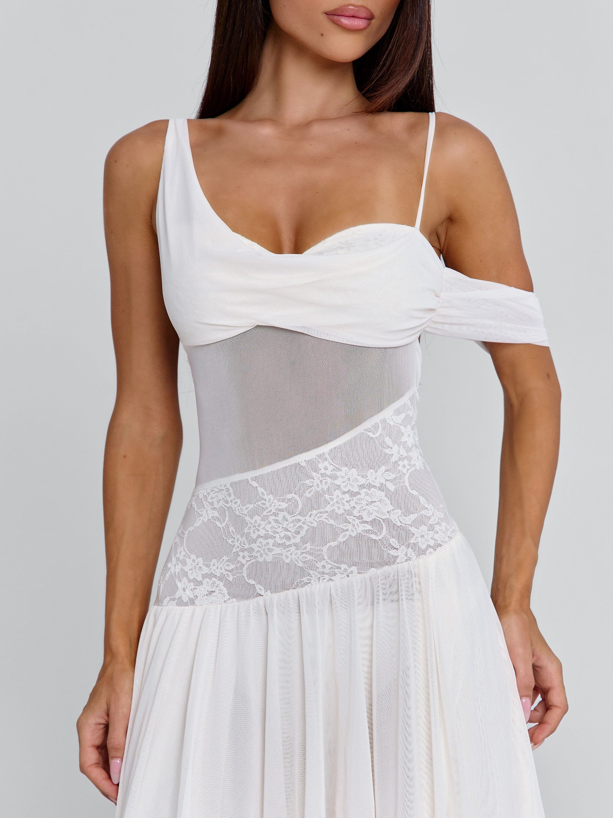 Sinora Ivory Maxi Dress