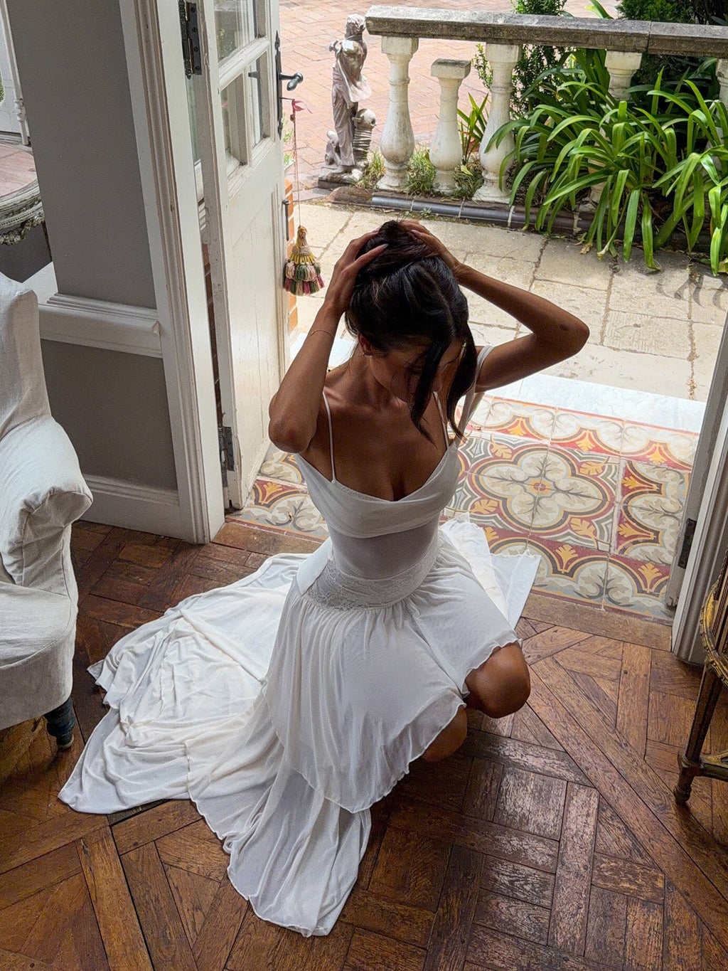 Sinora Ivory Maxi Dress