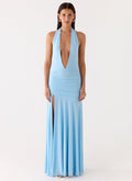 Sorrento Sunsets Maxi Dress Ice Blue