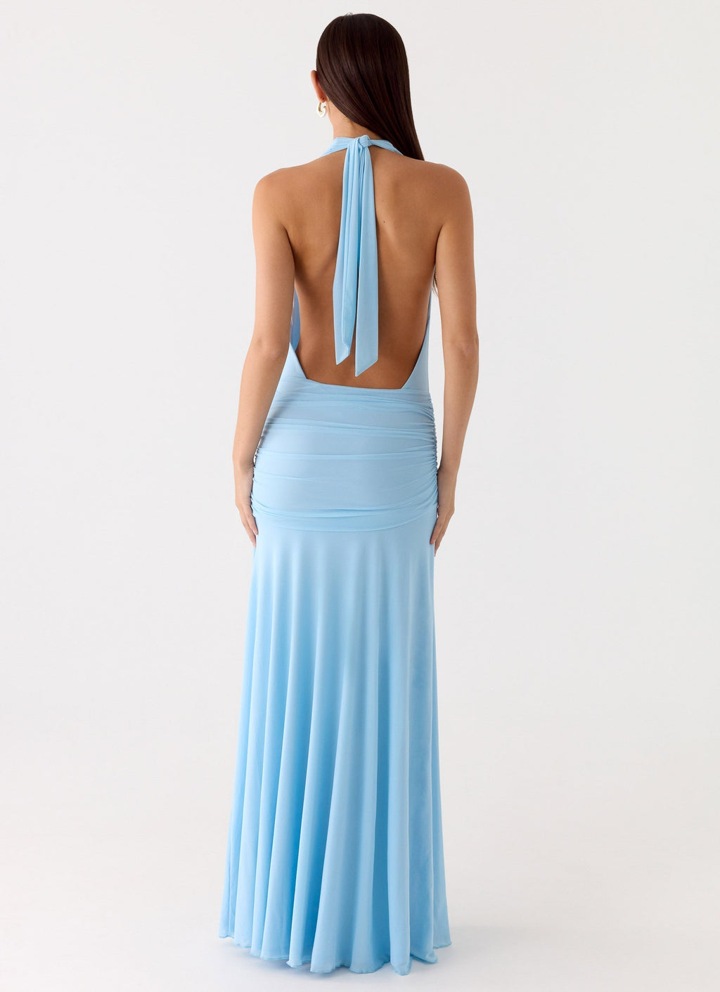 Sorrento Sunsets Maxi Dress Ice Blue
