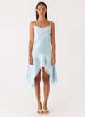 Starla Midi Dress Pale Blue