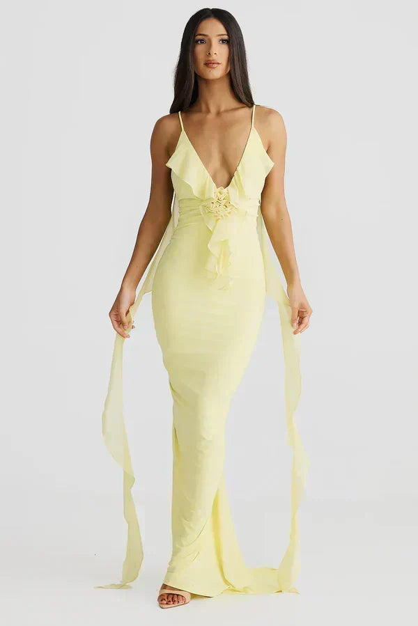 Sunflower Maxi Dress Yellow