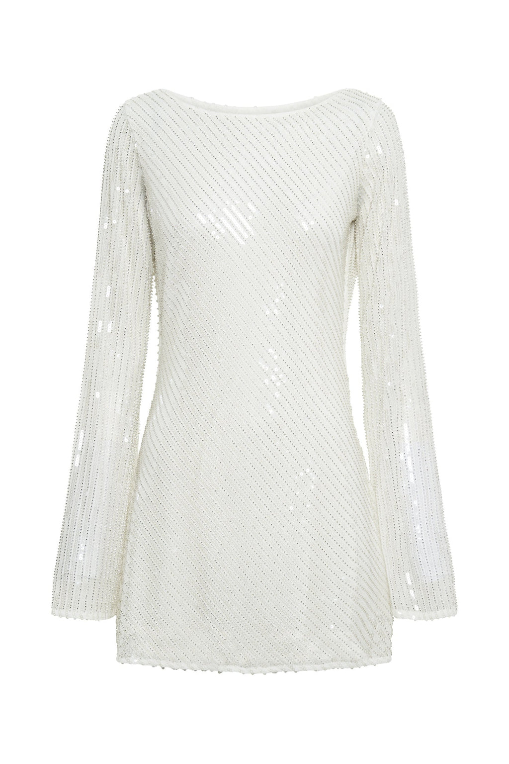 Tava Backless White Cocktail Dress