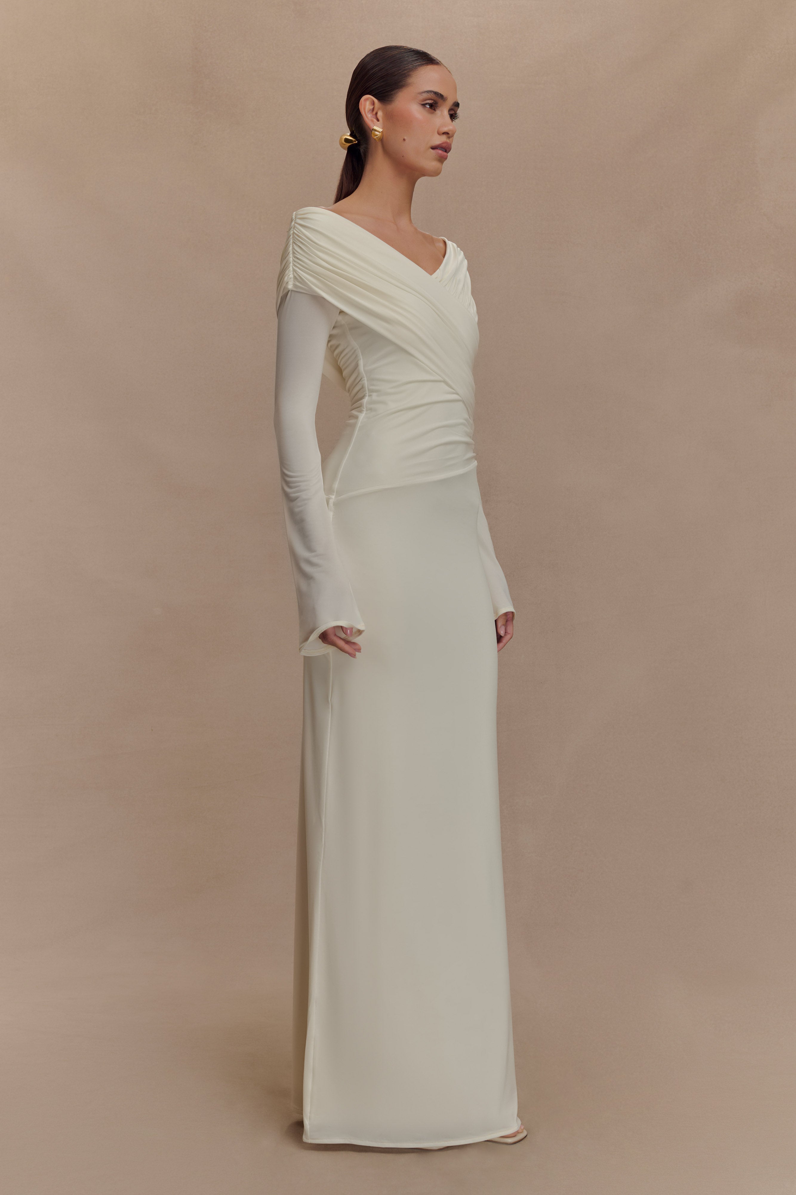 Therese Ruched Maxi Dress
