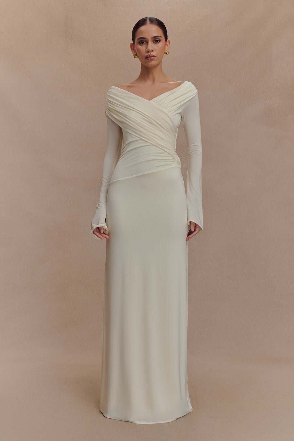 Therese Ruched Maxi Dress
